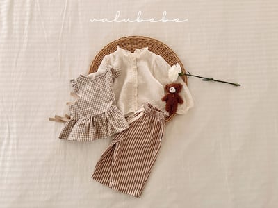 Valubebe22｜(65-90) 荷葉袖邊背心12