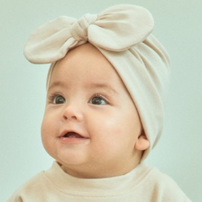 Oottbebe40｜(Free) 9色大蝴蝶包頭頭巾9