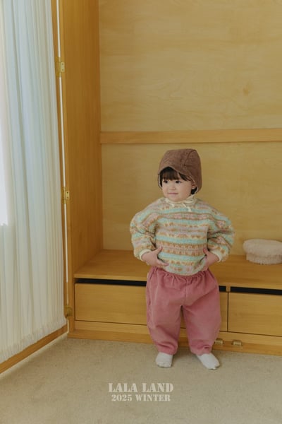 lala land43｜(60cm-83cm) 4色磨毛燈芯絨長褲9