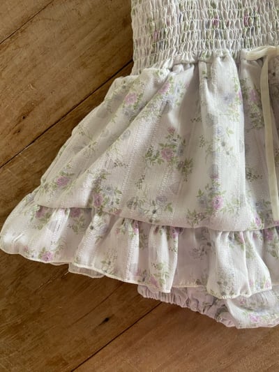 Anne Shirley01｜(3m-22m) 2色荷葉碎花洋裝包屁衣11