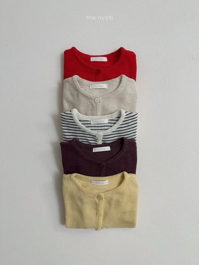 MiniRobe24｜(70-110) 針織開襟外套9