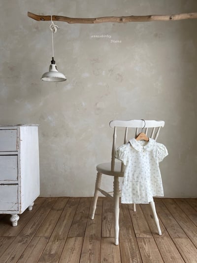Anne Shirley27｜(1y-5y) 1色碎花百褶洋裝6