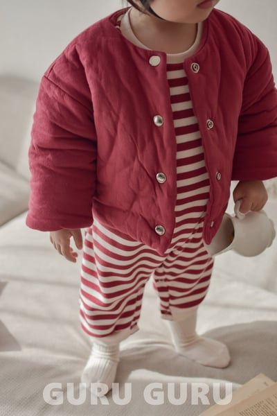 GURU GURU14｜(6m-24m) 4色夾層棉外套16