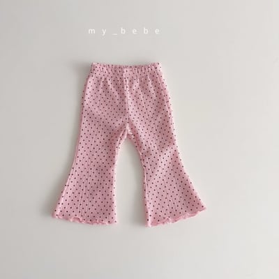 my_bebe29｜(80-120cm) 波點喇叭褲7