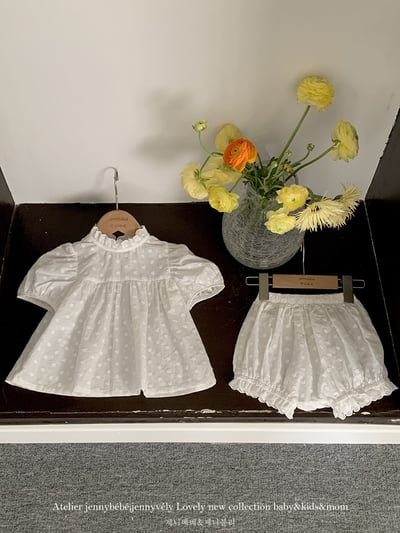 JE14｜(80-120cm) 刺繡小花套裝7