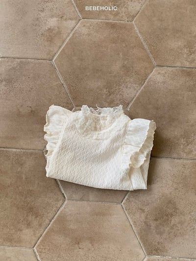 Bebe holic41｜(3m-18m) 中領蕾絲上衣11