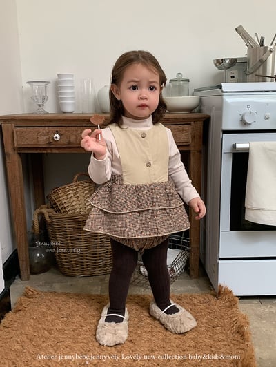 JE 615｜(73-100cm)  蛋糕裙連身包屁衣13