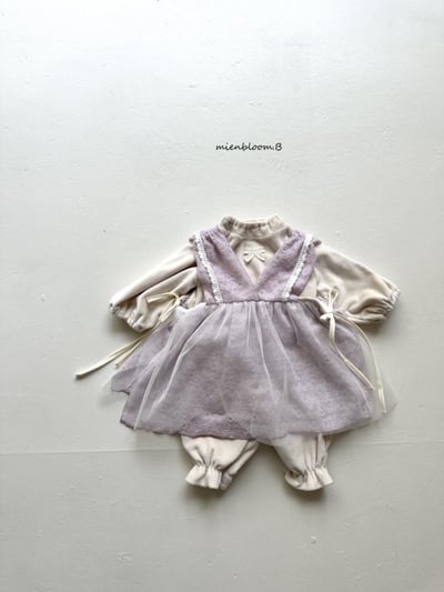 Bloom.b44｜(0m-24m/85cm-125cm) 蕾絲薄紗背心洋裝15