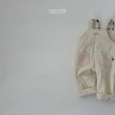 lala land56｜(75cm-120cm) 2色絎縫刷毛口袋吊帶長褲19