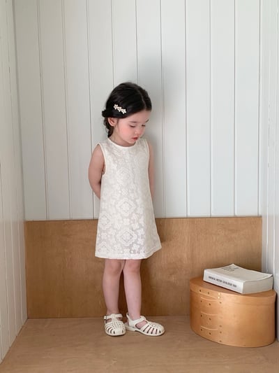 JE46｜(80-120cm) 蕾絲花連身褲5