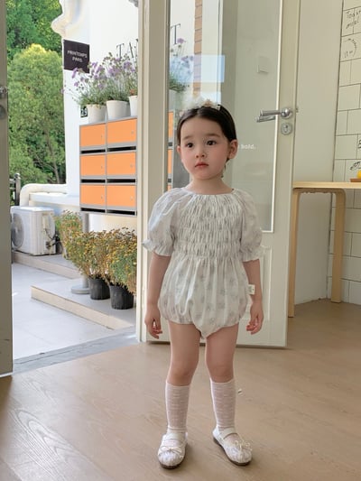 JE42｜(66-130cm) 碎花甜美包屁衣/洋裝3