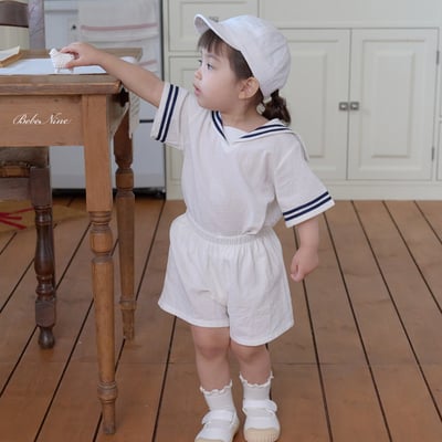 bebe nine36  (65cm-115cm) 3色海軍線條領套裝12