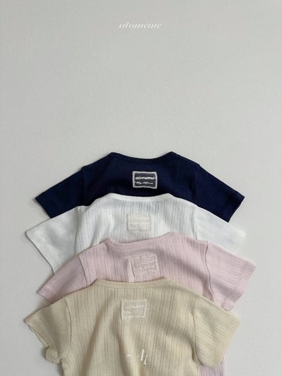 Atomeme13｜(70-110) 蕾絲標透氣上衣2