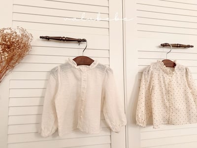 Valubebe68｜(65-90) 荷葉花邊襯衫8