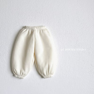 vivid02｜(78cm-125cm) 素面休閒縮口褲11