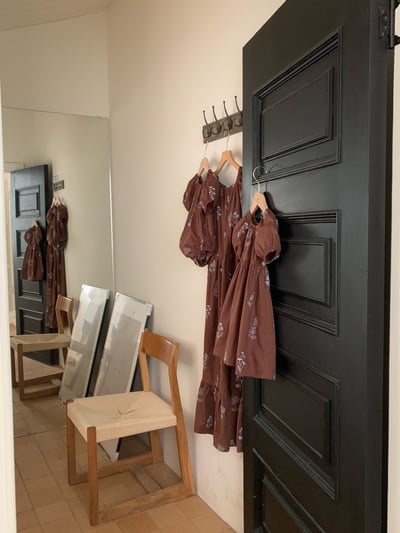 JE10｜(66-120cm-mom) 刺繡小花泡泡袖包屁衣/洋裝20