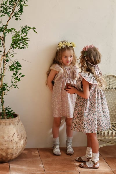 FLO14｜(75-140) 小碎花連身洋裝6