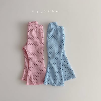 my_bebe29｜(80-120cm) 波點喇叭褲12