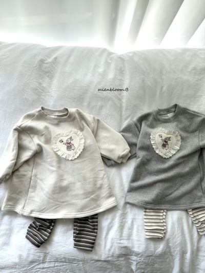 Bloom.b11｜(0m-24m/85cm-125cm) 蕾絲小兔花布包屁衣/洋裝16