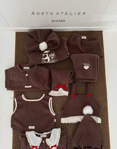 AOSTA25｜(6m-5y) 蕾絲荷葉翻領縮口襯衫16