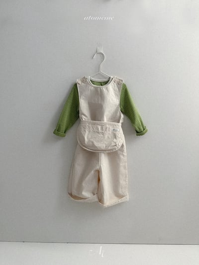 Atomeme10｜(70-110) 無袖牛仔連身褲13