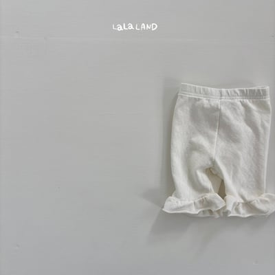 lala land10｜(3m-18m) 2色荷葉滾邊透氣五分褲20