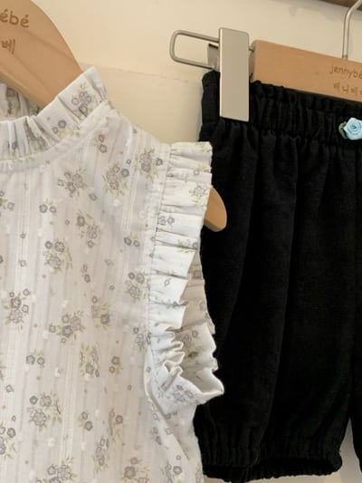 JE34｜(73-100cm) 碎花背心套裝20