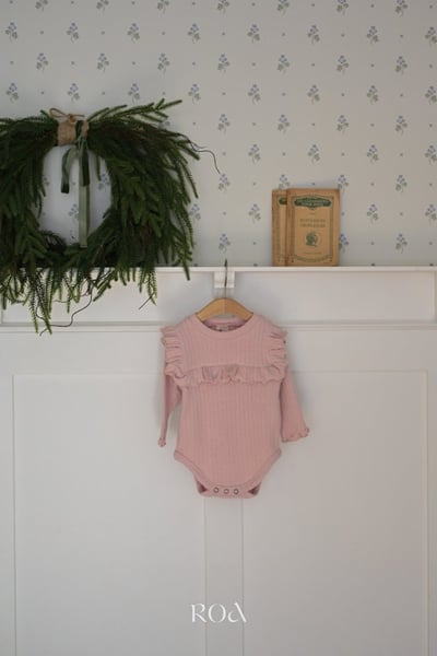 ROA45｜(6m-18m) 3色荷葉方領包屁衣8