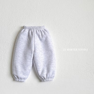 vivid02｜(78cm-125cm) 素面休閒縮口褲5