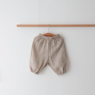 LEMONADE18｜(55cm-85cm) 4色格紋束口褲3