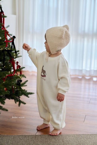 bebe nine16 (55cm-75cm) 3色小驢印花連身衣10