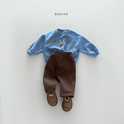 Bonito51｜(75cm-125cm-mom) 英字印花休閒上衣10