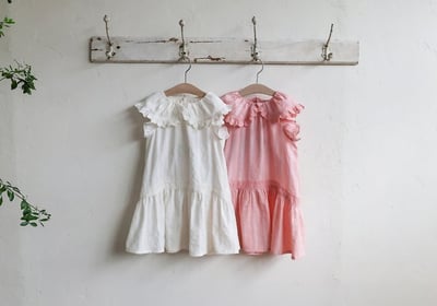 FLO31｜(75-140) 荷葉領蛋糕洋裝23