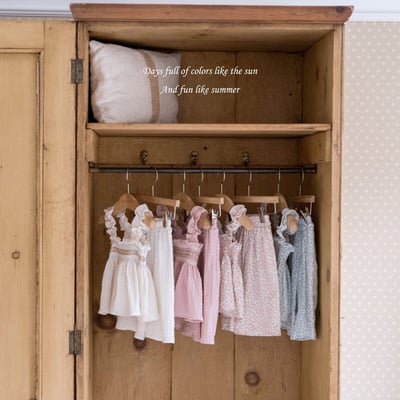 M-KIDS20｜(65-115cm) 荷葉抓皺滾邊套裝9