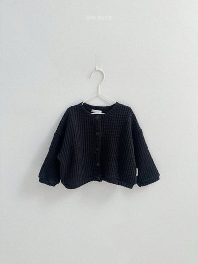 MiniRobe19｜(70-110) 華夫格開襟外套4