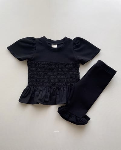 Azalea07｜(85-118cm) 荷葉邊五分褲3