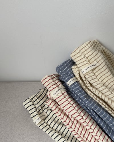 AOSTA40｜(6m-5y) 條紋縮口長褲2