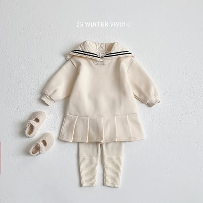 vivid88｜(78cm-125cm) 水手百摺洋裝6