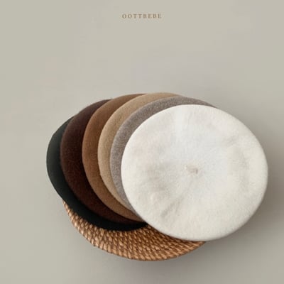 Oottbebe56｜(3y-6y  Free)  冬季羊毛貝雷帽2