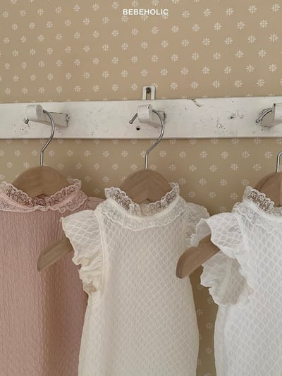 Bebe holic41｜(3m-18m) 中領蕾絲上衣5