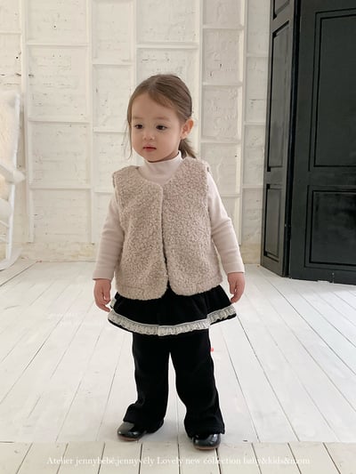 JE 398｜(73-100cm)  絨毛馬甲背心7