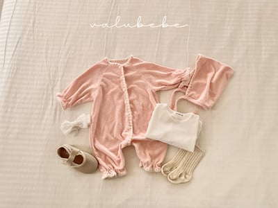 Valubebe36｜(65-80) 滾邊縮口連身衣8