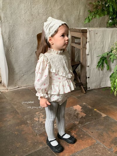 JE556｜(66-90cm) 荷葉邊層次包屁衣10