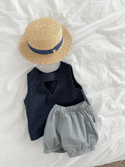 MiniRobe10｜(70-110) 牛仔布草夫帽7