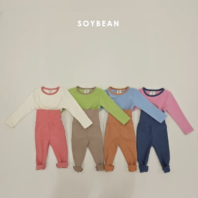 Soybean84｜(75cm-118cm) 撞色家居套裝1
