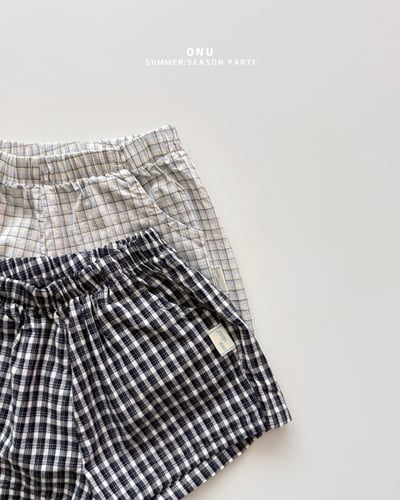 onu45｜(70cm-115cm) 格紋短褲4
