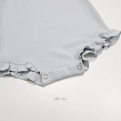 bebe nine05  (6m-24m) 3色波浪花邊無袖連身服7