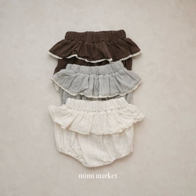 mimi market20 (75-90cm)  蕾絲線條燈籠褲3