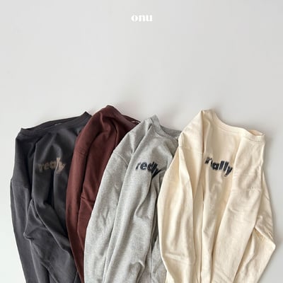 onu 42｜(70cm-115cm-MOM) 簡約縮口袖薄長袖24