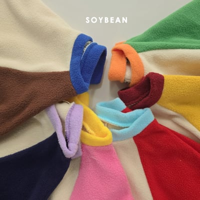 Soybean21｜(75cm-118cm) 撞色簡單上衣12